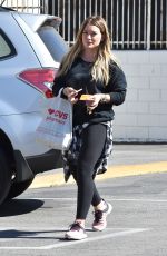 HILARY DUFF Out in Studio City 10/17/2017