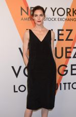 HILARY RHODA at Volez, Voguez, Voyagez: Louis Vuitton Exhibition Opening in New York 10/26/2017