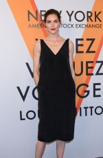 HILARY RHODA at Volez, Voguez, Voyagez: Louis Vuitton Exhibition Opening in New York 10/26/2017