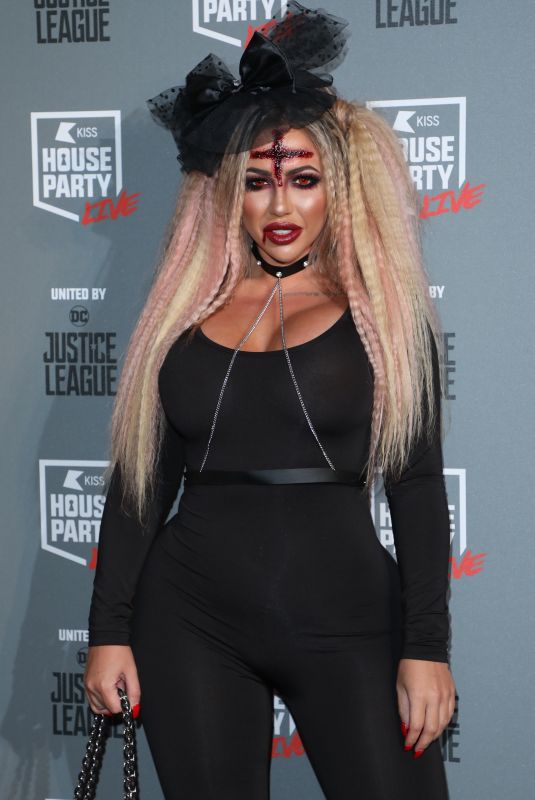 HOLLY HAGAN at Kiss FM’s Haunted House Party in London 10/26/2017