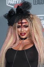 HOLLY HAGAN at Kiss FM’s Haunted House Party in London 10/26/2017