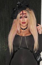 HOLLY HAGAN at Kiss FM’s Haunted House Party in London 10/26/2017