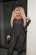 HOLLY HAGAN at Kiss FM’s Haunted House Party in London 10/26/2017