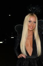 HOLLY RICKWOOD Arrives at a Halloween Party in Kent 10/30/2017