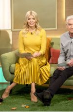 HOLLY WILLOGHBY on the Set of This Morning Show in London 10/03/2017