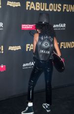 IMAAN HAMMAM at 2017 Amfar Fabulous Fund Fair in New York 10/28/2017