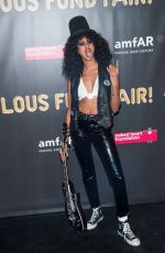 IMAAN HAMMAM at 2017 Amfar Fabulous Fund Fair in New York 10/28/2017