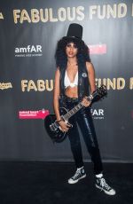 IMAAN HAMMAM at 2017 Amfar Fabulous Fund Fair in New York 10/28/2017