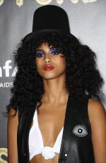 IMAAN HAMMAM at 2017 Amfar Fabulous Fund Fair in New York 10/28/2017