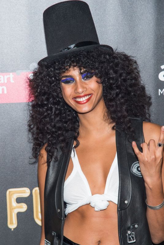 IMAAN HAMMAM at 2017 Amfar Fabulous Fund Fair in New York 10/28/2017