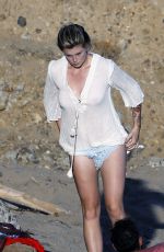 IRELAND BALDWIN on the Set of a Photoshoot at a Beach in Malibu 10/05/2017