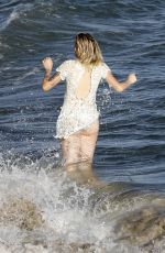 IRELAND BALDWIN on the Set of a Photoshoot at a Beach in Malibu 10/05/2017