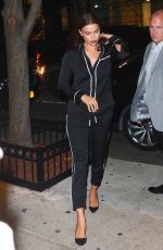 IRINA SHAYK Out and About in New York 10/18/2017
