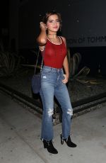 ISABELA MONER Arrives at Poppy Club in West Hollywood 10/19/2017