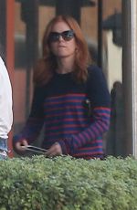 ISLA FISHER at Cafe Gratitude in Beverly Hills 10/08/2017