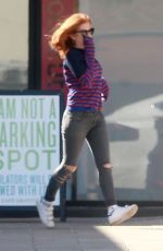 ISLA FISHER at Cafe Gratitude in Beverly Hills 10/08/2017