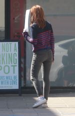 ISLA FISHER at Cafe Gratitude in Beverly Hills 10/08/2017