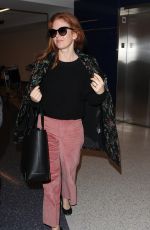 ISLA FISHER at LAX Airport in Los Angeles 10/11/2017