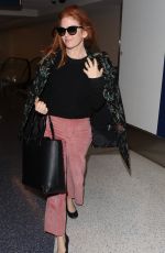 ISLA FISHER at LAX Airport in Los Angeles 10/11/2017