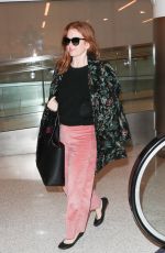 ISLA FISHER at LAX Airport in Los Angeles 10/11/2017