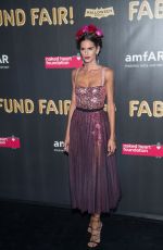 IZABEL GOULART at 2017 Amfar Fabulous Fund Fair in New York 10/28/2017