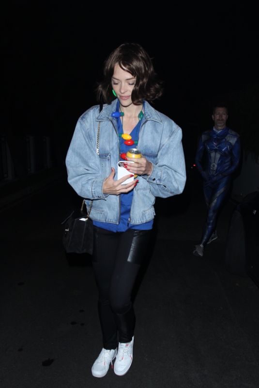 JAIME KING Leaves Just Jared Halloween Party in Los Angeles 10/27/2017