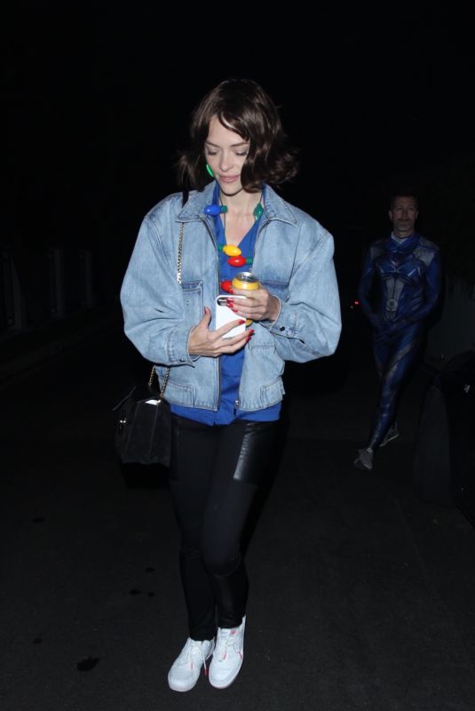 JAIME KING Leaves Just Jared Halloween Party in Los Angeles 10/27/2017