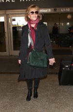 JANE FONDA at Los Angeles International Airport 10/02/2017