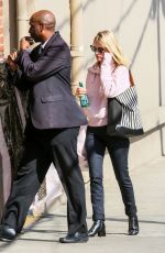 JANUARY JONES Arrives at Jimmy Kimmel Live in Los Angeles 10/09/2017