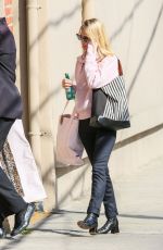 JANUARY JONES Arrives at Jimmy Kimmel Live in Los Angeles 10/09/2017