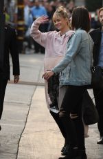 JANUARY JONES Arrives at Jimmy Kimmel Live in Los Angeles 10/09/2017