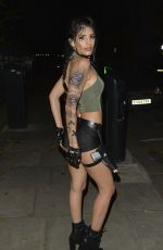 JASMIN WALIA at a Halloween Party in Essex 10/28/2017
