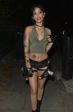 JASMIN WALIA at a Halloween Party in Essex 10/28/2017