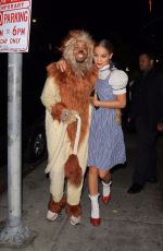 JASMINE SANDERS as Dorothy Arrives at a Halloween Party in Hollywood 10/28/2017