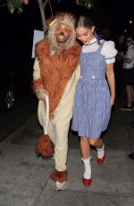 JASMINE SANDERS as Dorothy Arrives at a Halloween Party in Hollywood 10/28/2017