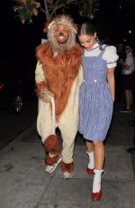 JASMINE SANDERS as Dorothy Arrives at a Halloween Party in Hollywood 10/28/2017