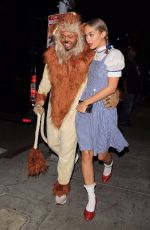 JASMINE SANDERS as Dorothy Arrives at a Halloween Party in Hollywood 10/28/2017