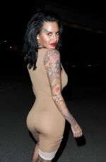JEMMA LUCY in Tights Out and About in Manchester 10/23/2017