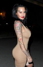 JEMMA LUCY in Tights Out and About in Manchester 10/23/2017