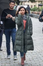 JENNA DEWAN on the Set of Berlin I Love You in Berlin 10/11/2017
