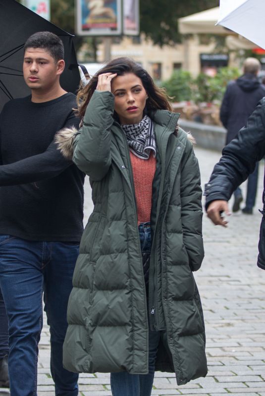 JENNA DEWAN on the Set of Berlin I Love You in Berlin 10/11/2017