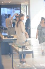 JENNIFER FLAVIN and SISTINE ROSE STALLONE Shopping at Chanel on Rodeo Drive 10/23/2017