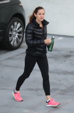 JENNIFER GARNER Arrives at a Gym in Los Angeles 10/14/2017