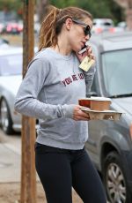 JENNIFER GARNER Out for Coffee in Los Angeles 10/30/2017