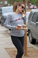 JENNIFER GARNER Out for Coffee in Los Angeles 10/30/2017
