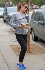 JENNIFER GARNER Out for Coffee in Los Angeles 10/30/2017