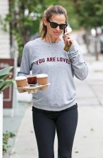 JENNIFER GARNER Out for Coffee in Los Angeles 10/30/2017