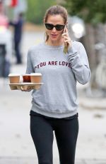 JENNIFER GARNER Out for Coffee in Los Angeles 10/30/2017