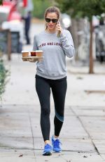 JENNIFER GARNER Out for Coffee in Los Angeles 10/30/2017