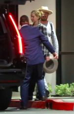 JENNIFER LAWRENCE and Darren Aronofsky Arrives at Their Hotel in Los Angeles 10/26/2017